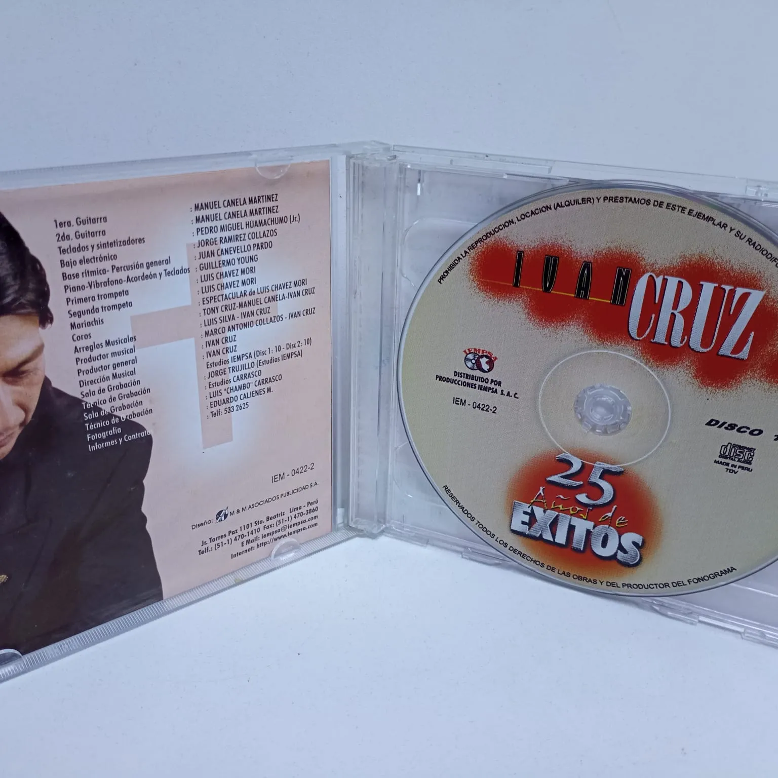 Ivan Cruz – 25 Años de exitos (2 CD´S) - Imagen 3