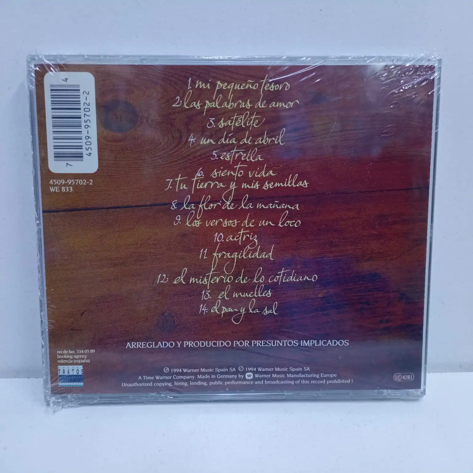 Presuntos Implicados – El Pan Y La Sal (CD SELLADO) - Imagen 2
