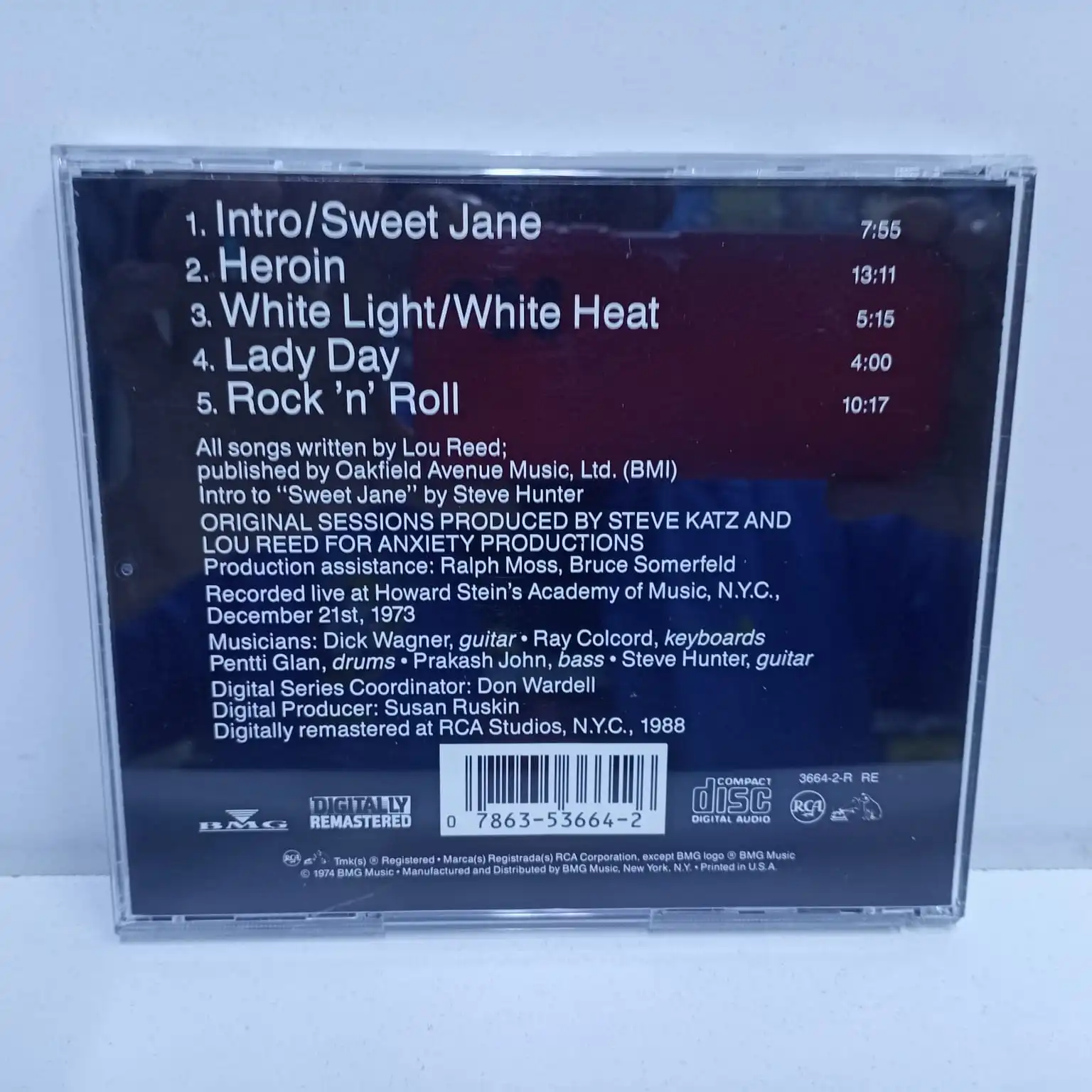 Lou Reed – Rock n Roll Animal (CD) - Imagen 3