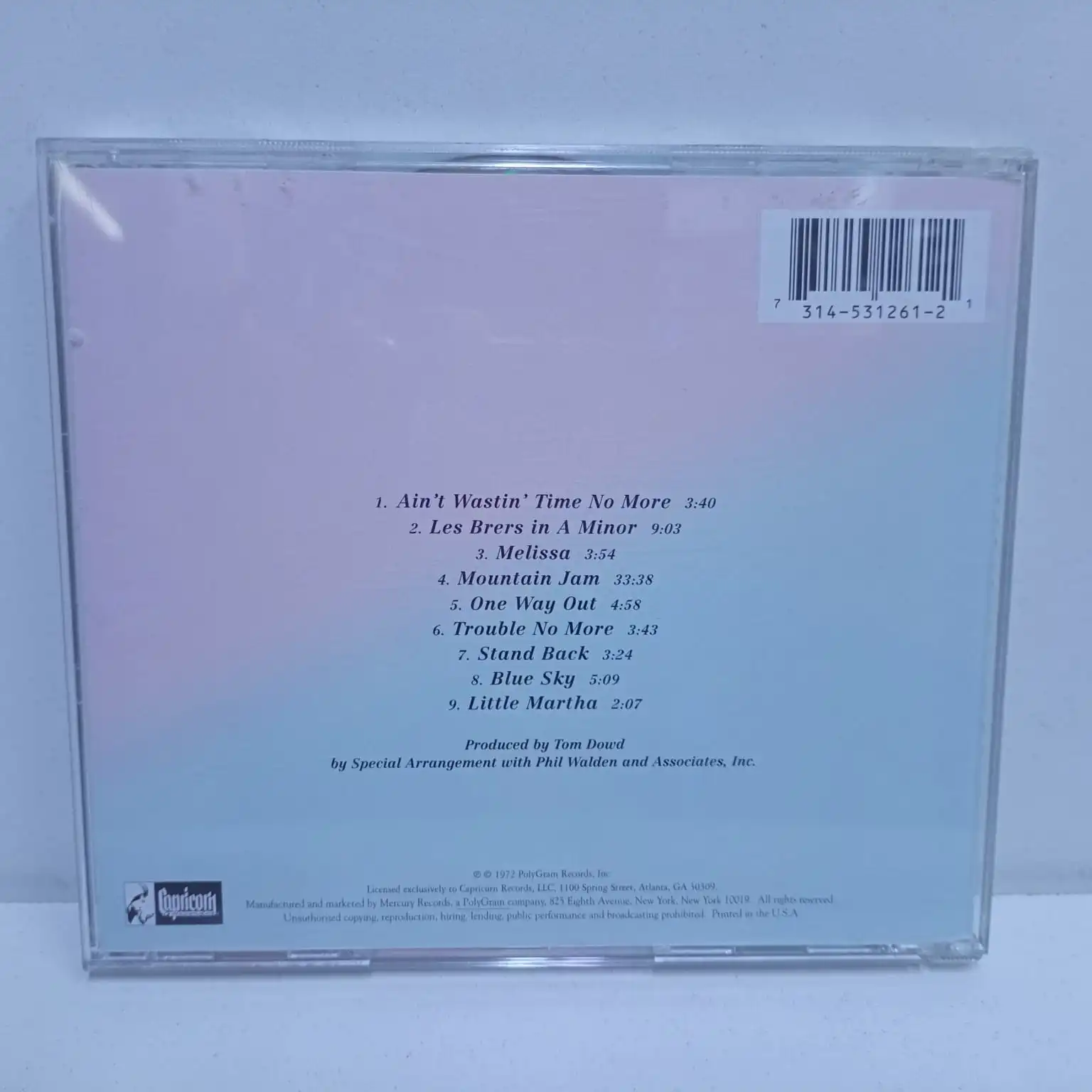 The Allman Brothers Band – Eat a peach (CD) - Imagen 3