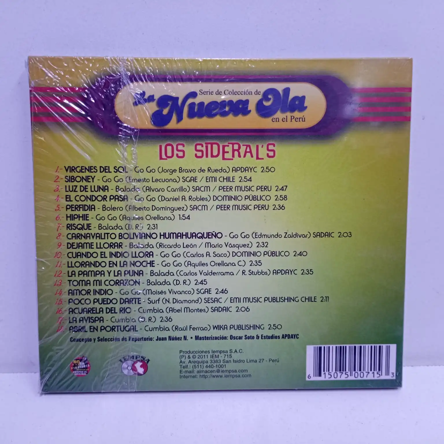 Los Sideral’s – La nueva ola (CD SELLADO) - Imagen 2