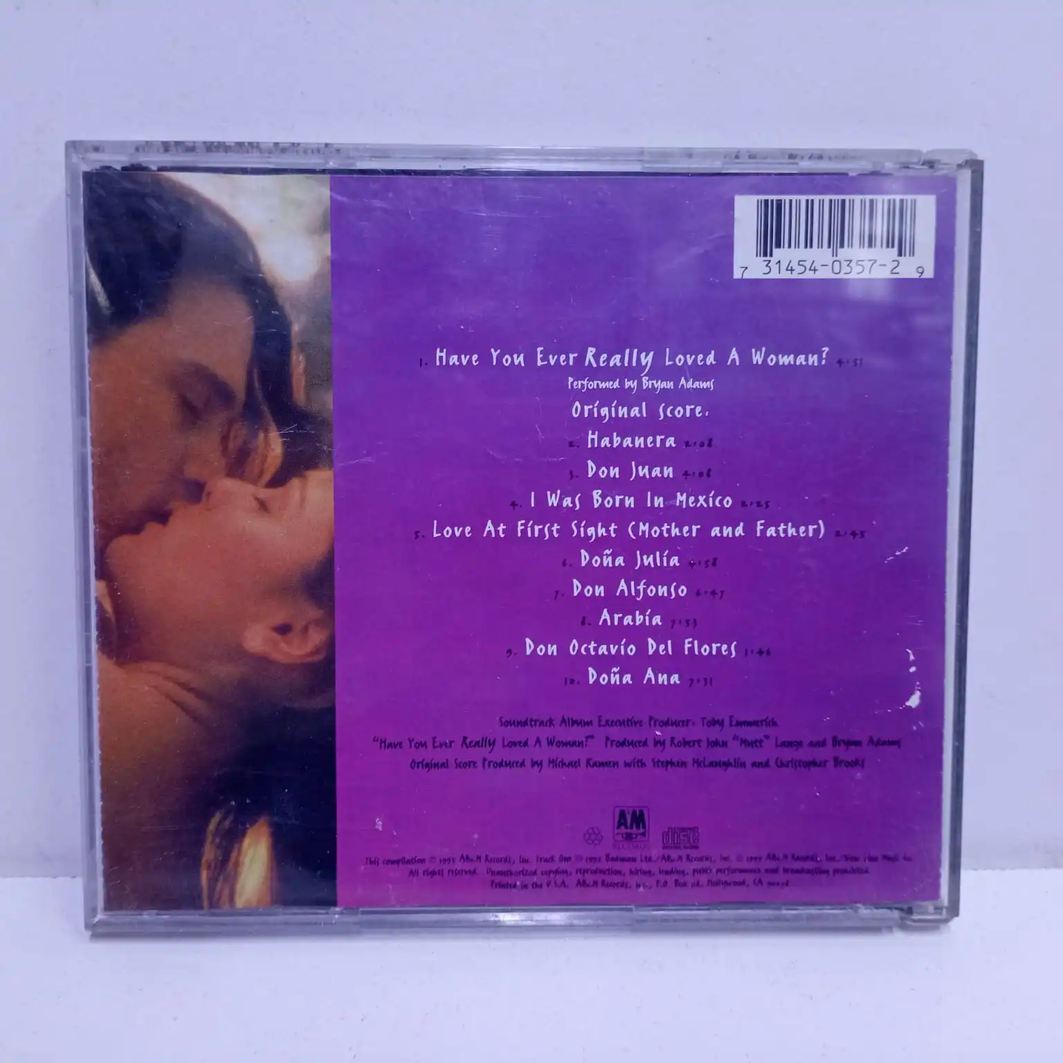 Don Juan DeMarco – Original Motion Picture Soundtrack (CD) - Imagen 3