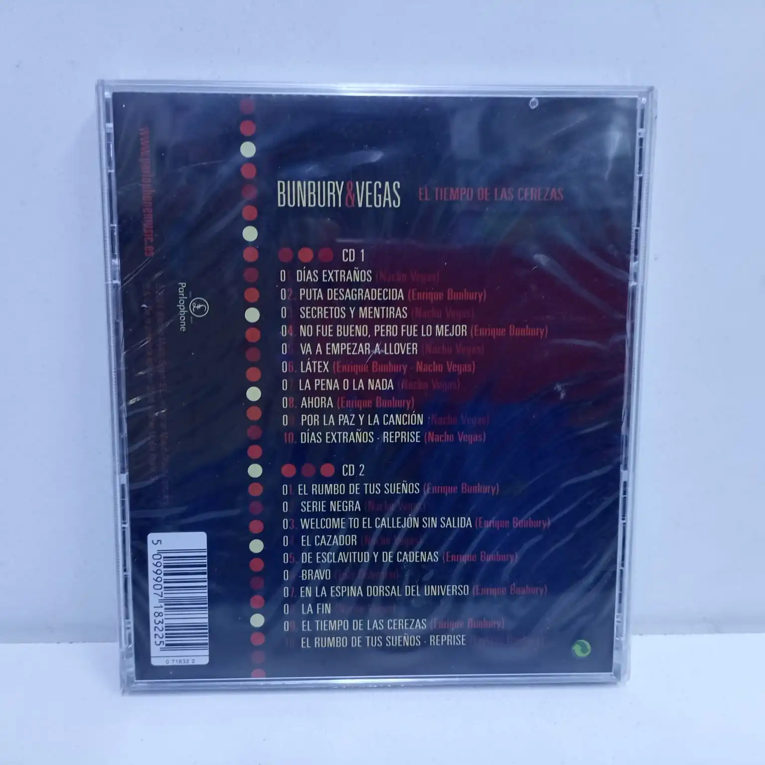 Bunbury & Vegas – El Tiempo De Las Cerezas (2 CD SELLADO) - Imagen 2