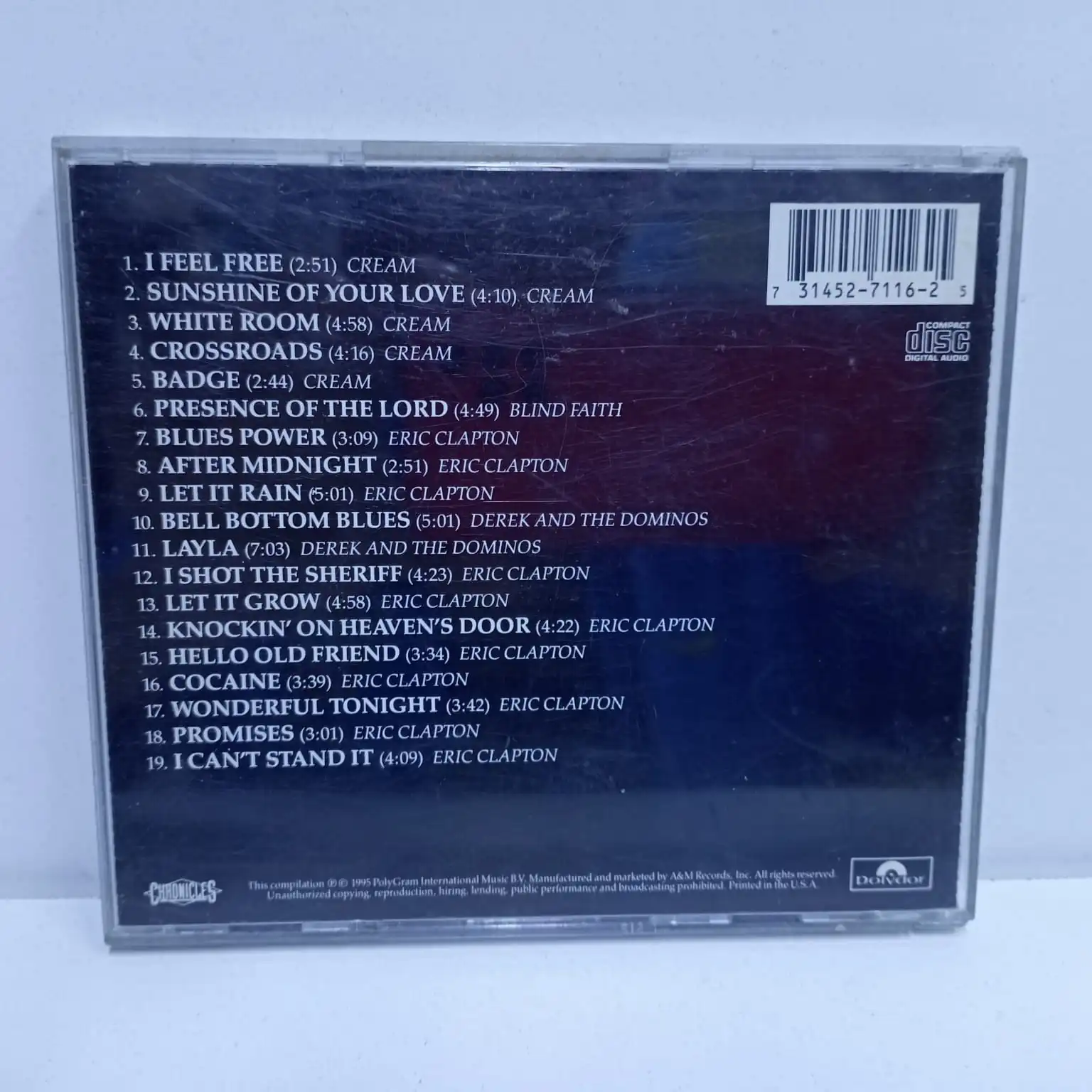 Eric Clapton – The Cream Of Clapton (CD) - Imagen 3