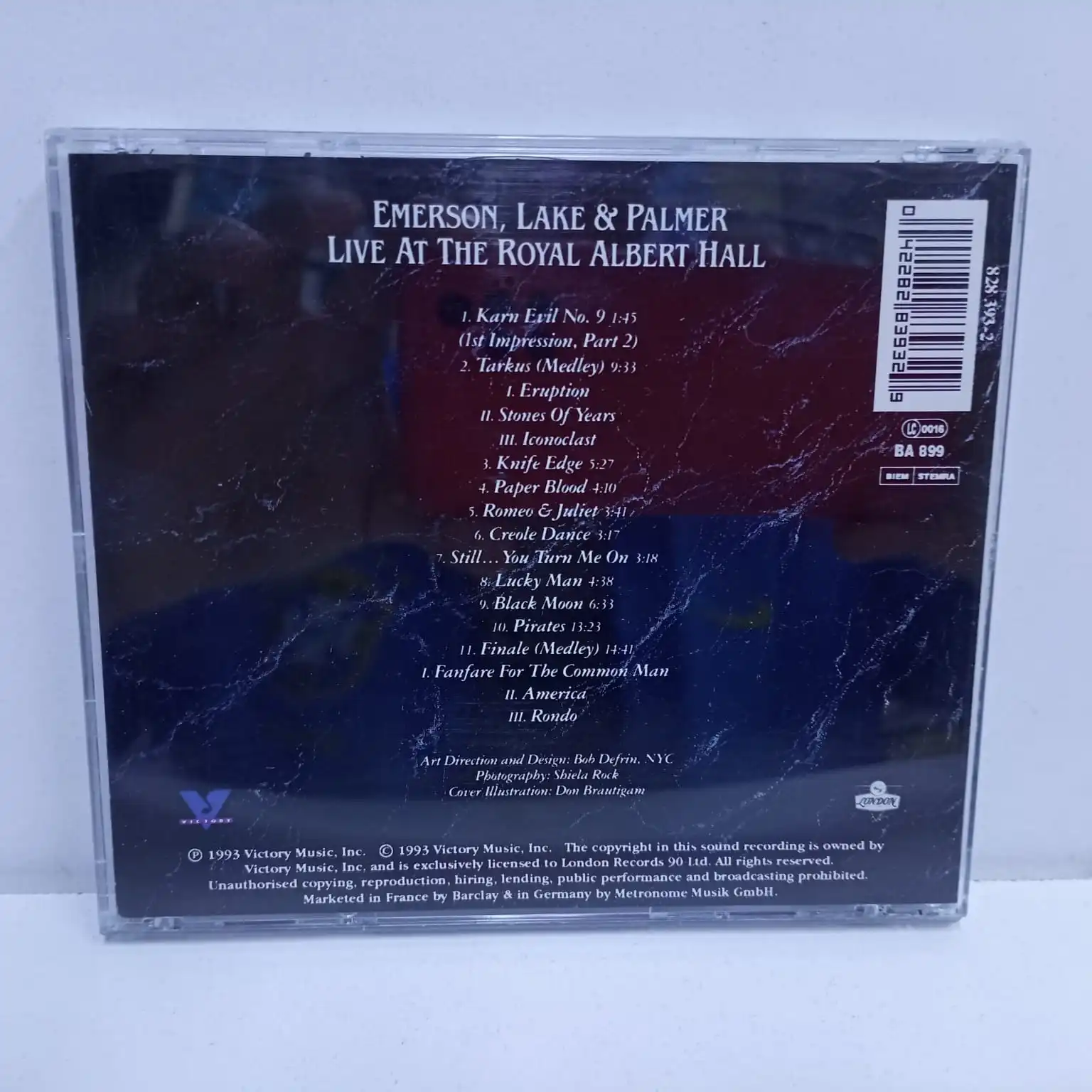 Emerson, Lake and Palmer – Live At The Royal Albert Hall (CD) - Imagen 3