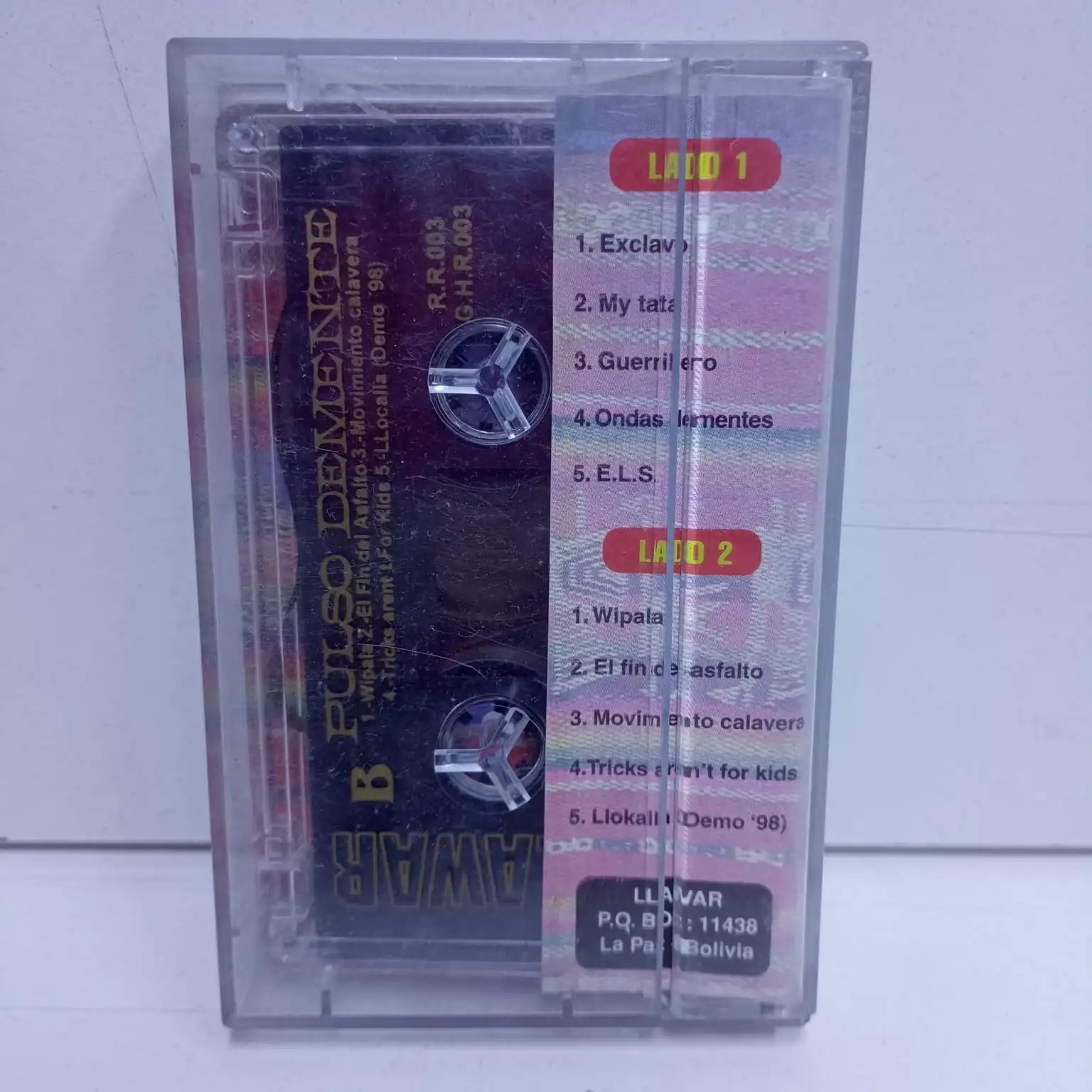 Llawar – Pulso Demente (CASSETTE) - Imagen 2