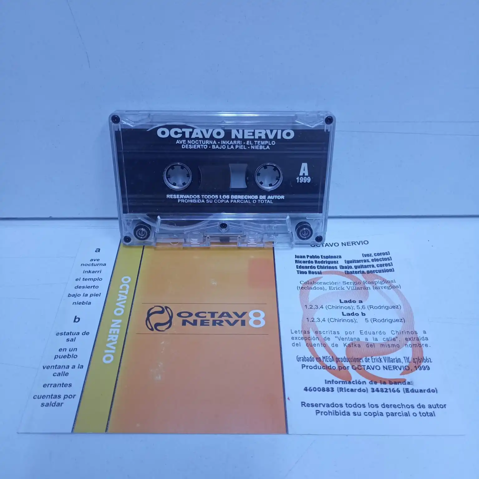 Octavo Nervio – 8 (CASSETTE) - Imagen 3