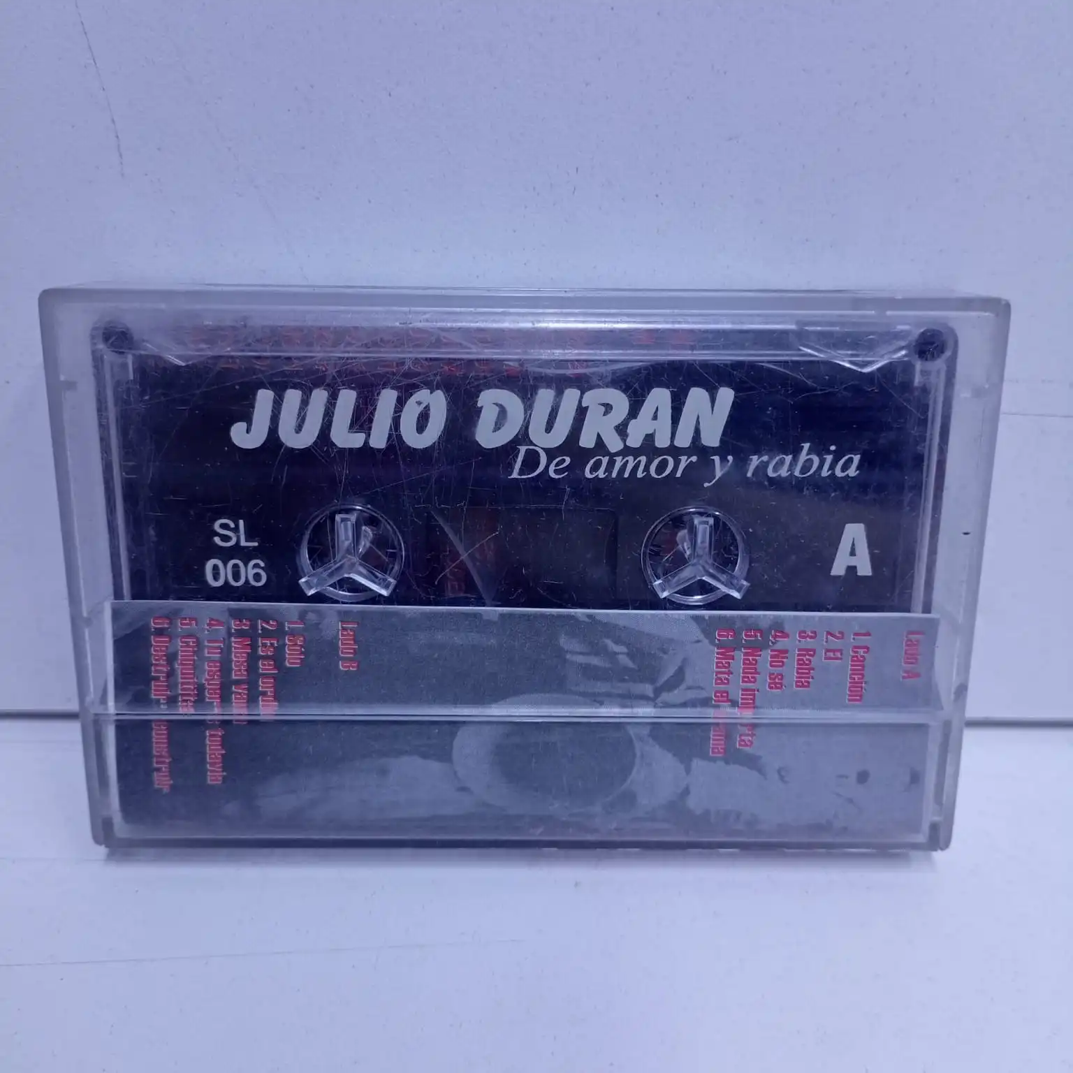 Julio Duran – De Amor y rabia (CASSETTE) - Imagen 3