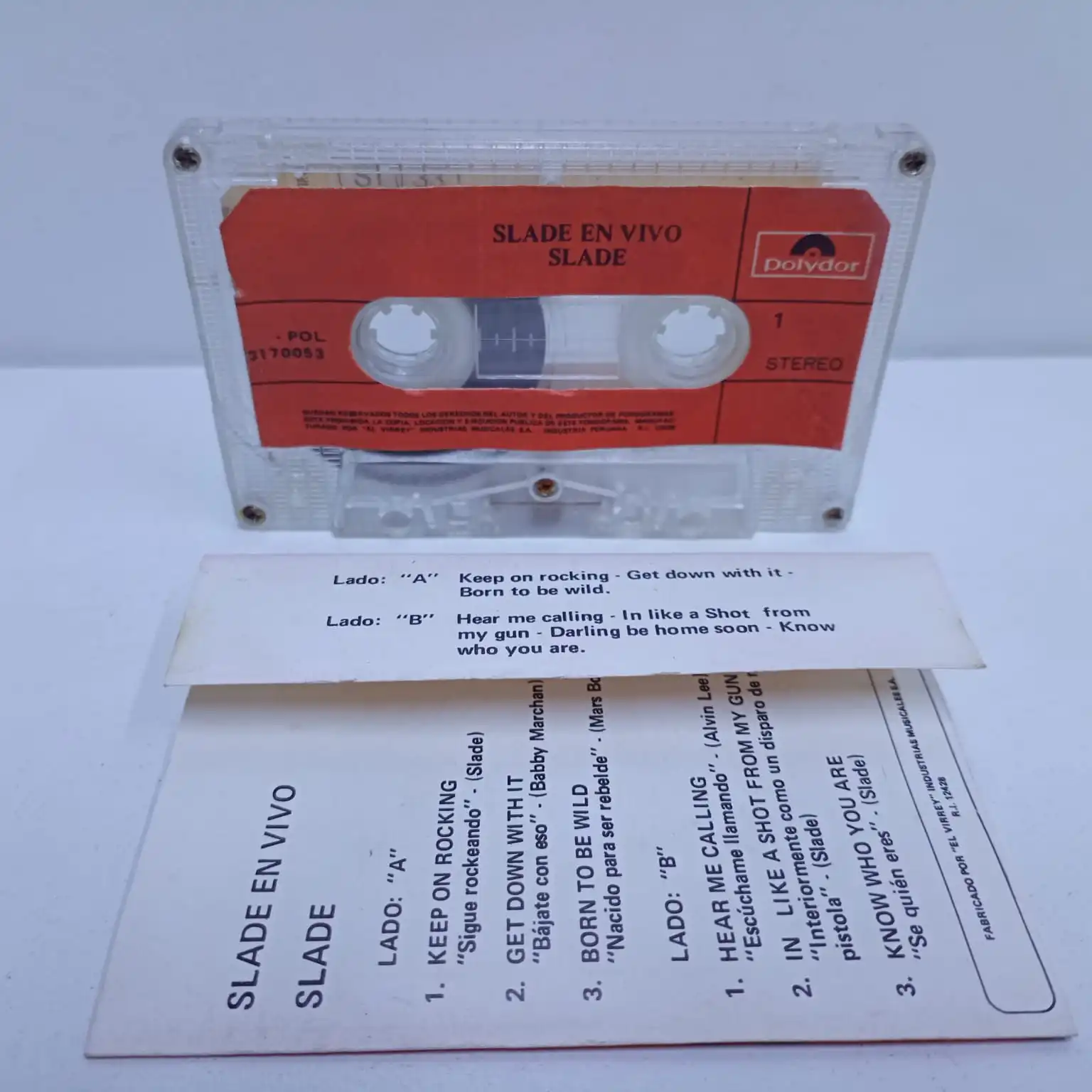 Slade – En vivo (CASSETTE) - Imagen 2