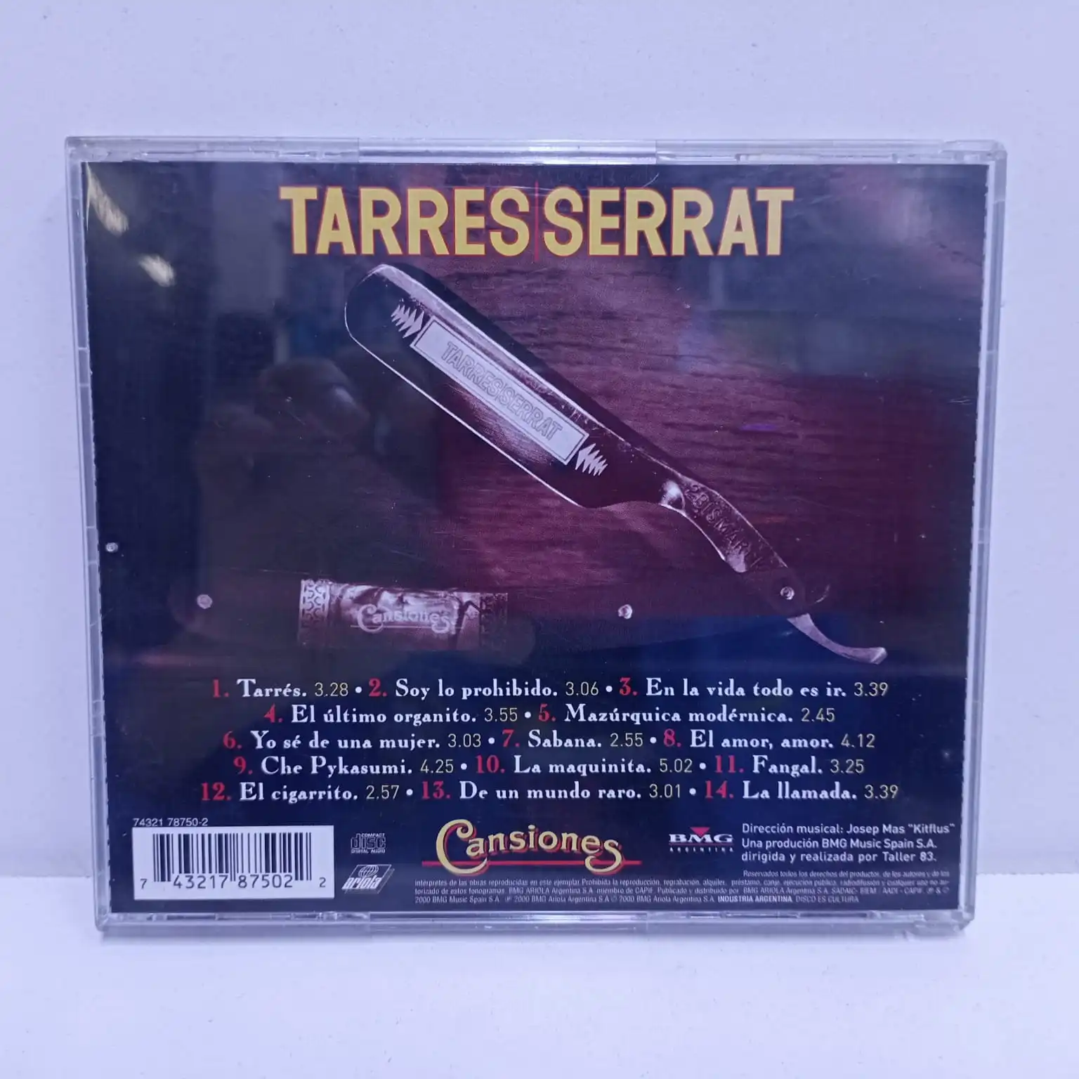 Tarres / Serrat – Cansiones (CD) - Imagen 3
