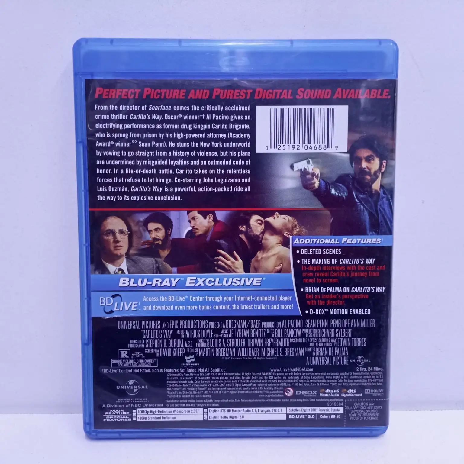 Carlito’s Way (BLU-RAY) - Imagen 2