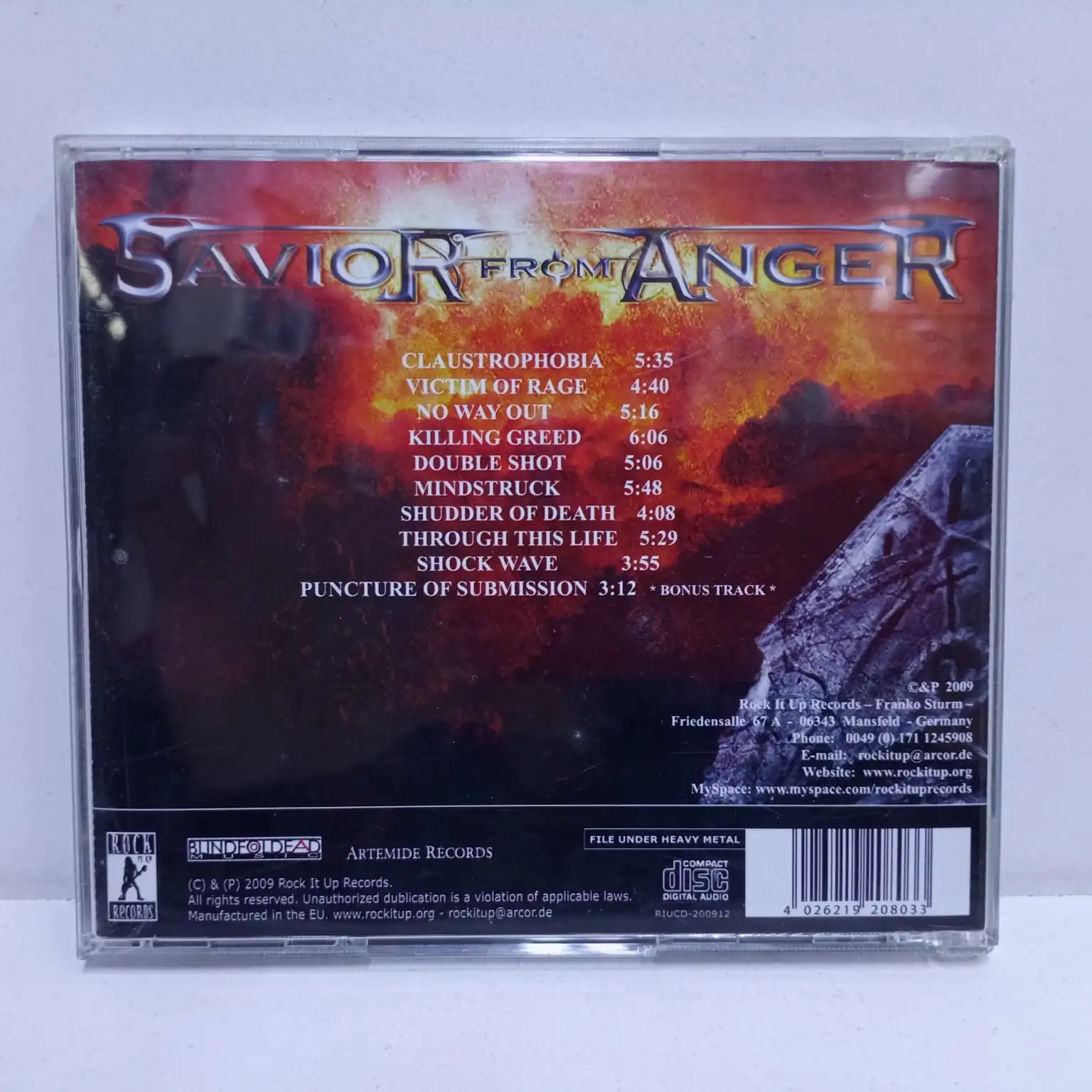 Savior From Anger – Lost In The Darkness (CD) - Imagen 3
