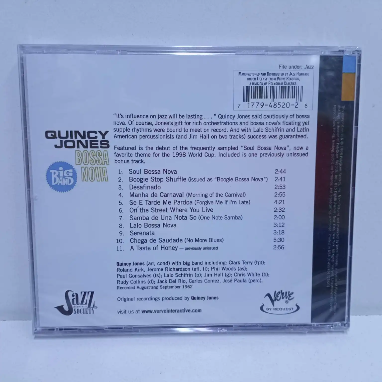 Quincy Jones – Bossa Nova (CD) - Imagen 2