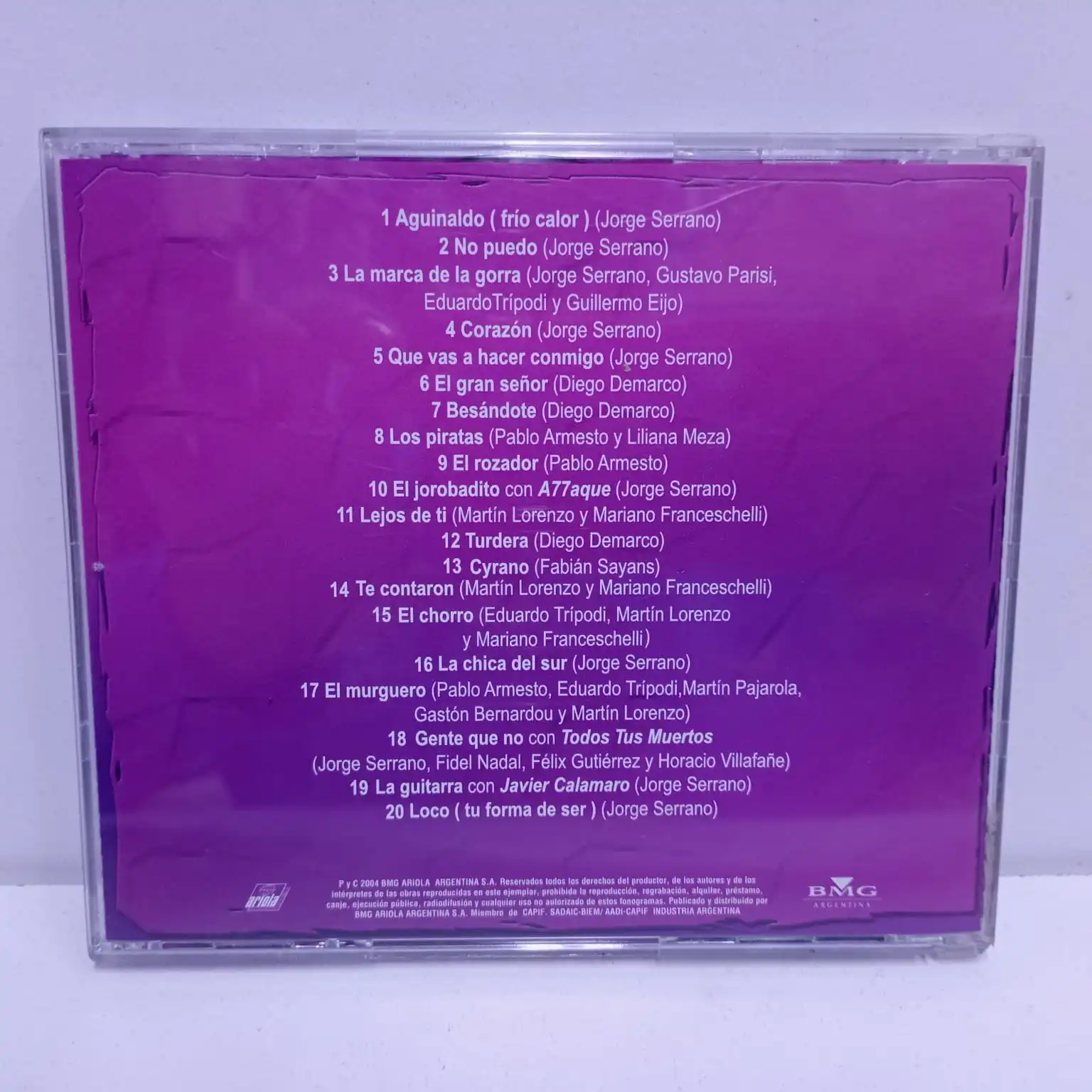 Los Auténticos Decadentes – 12 Vivos (CD) - Imagen 2