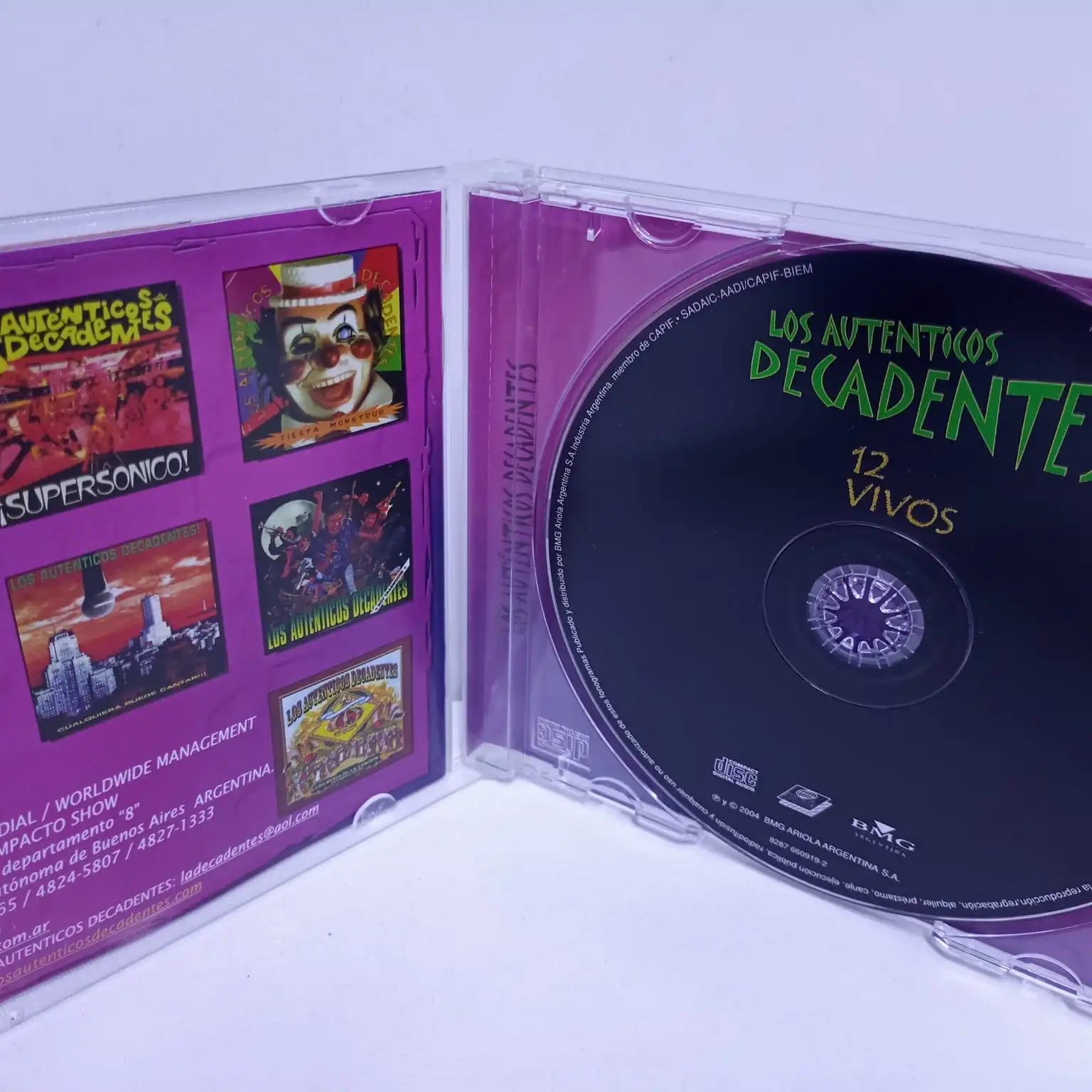 Los Auténticos Decadentes – 12 Vivos (CD) - Imagen 3