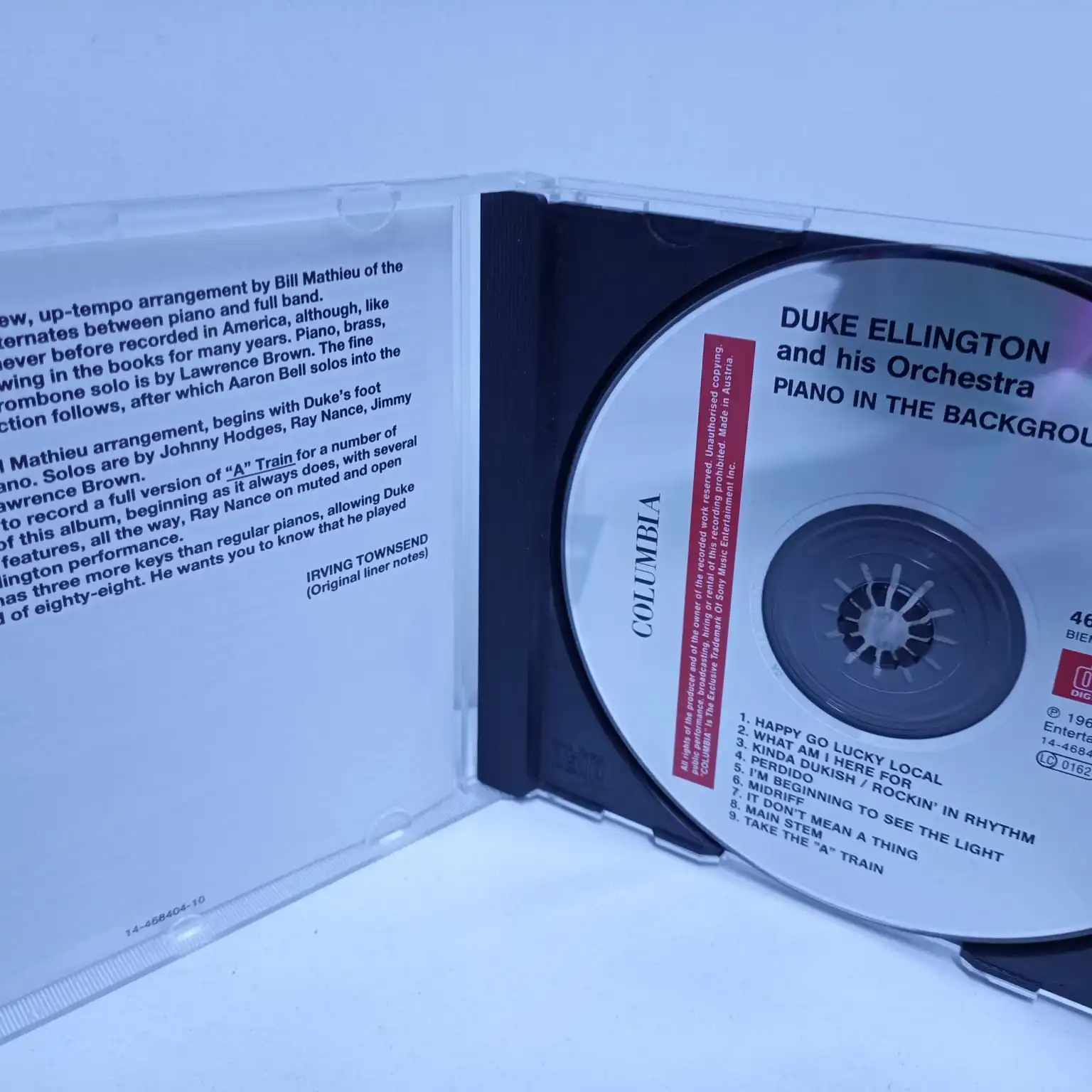 Duke Ellington And His Orchestra – Piano In The Background (CD) - Imagen 3