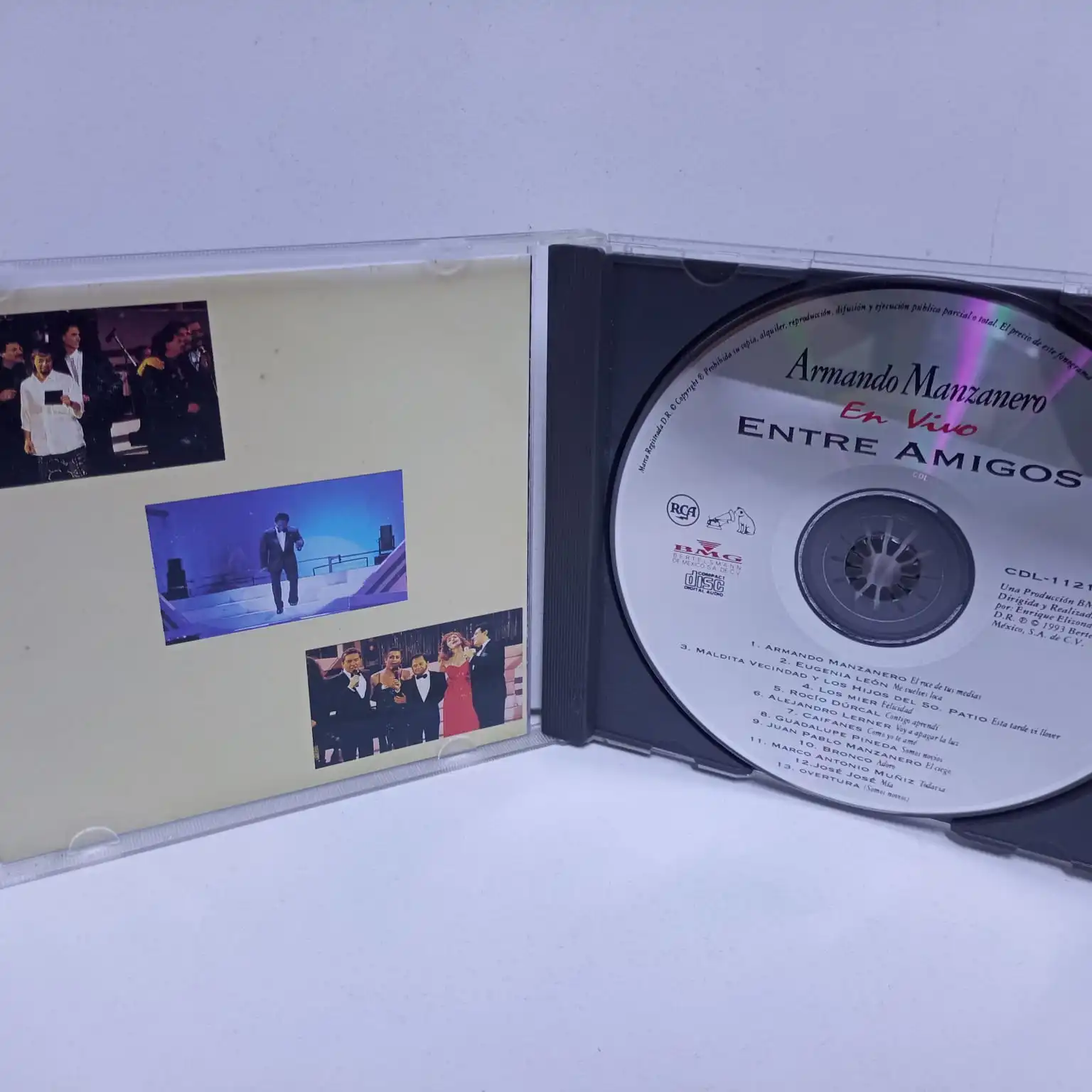 Armando Manzanero – En Vivo Entre Amigos (CD) - Imagen 3