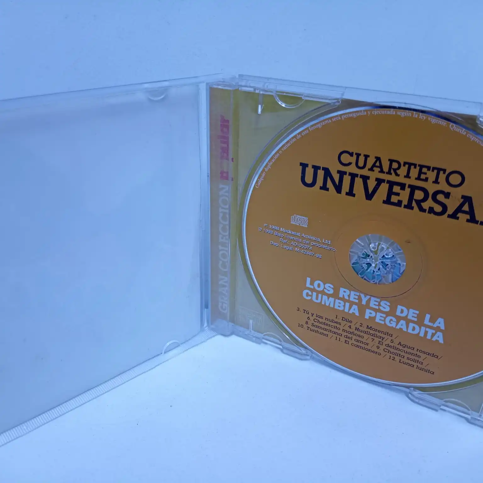 Cuarteto Universal – Los Reyes de la Cumbia Pegadita (CD) - Imagen 2