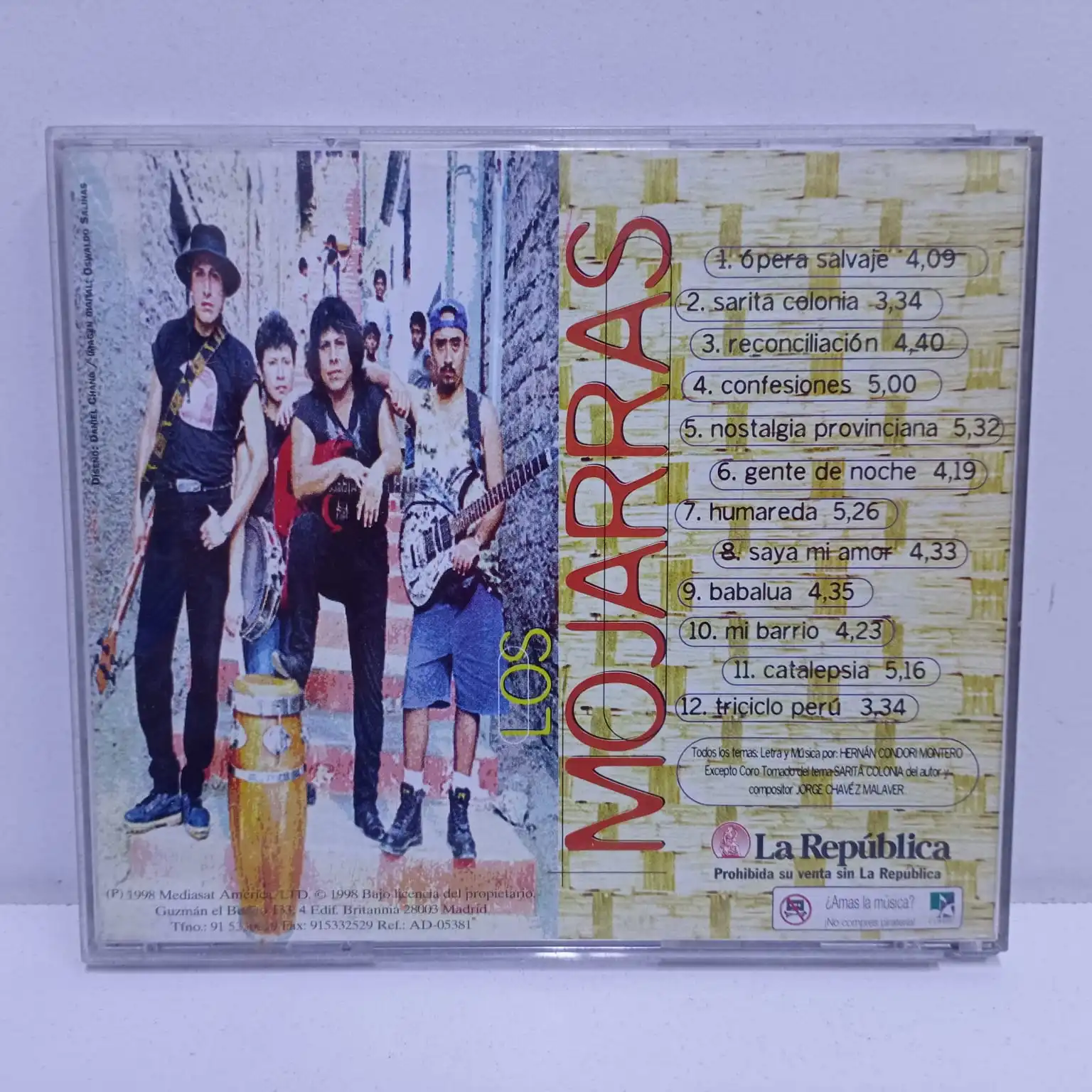 Los Mojarras – Los Mojarras (CD) - Imagen 3