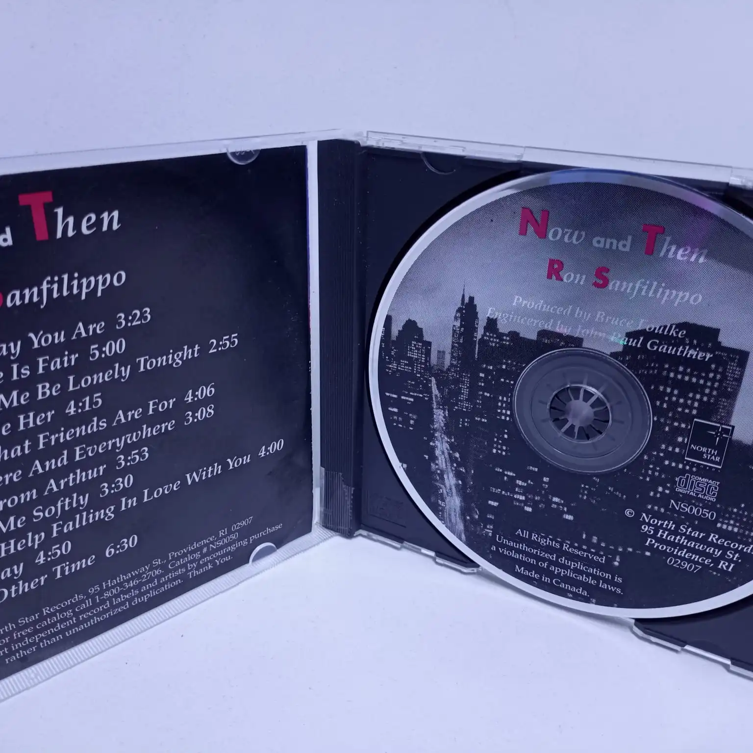 Ron Sanfilippo – Now And Then (CD) - Imagen 3