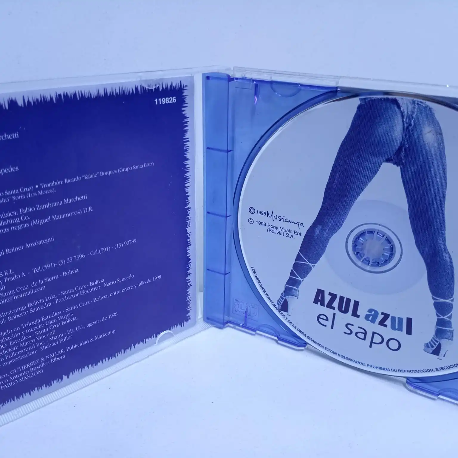 Azul Azul – El Sapo (CD) - Imagen 2