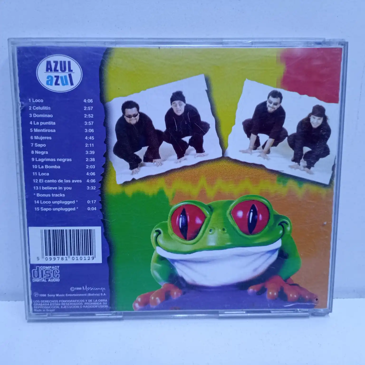 Azul Azul – El Sapo (CD) - Imagen 3