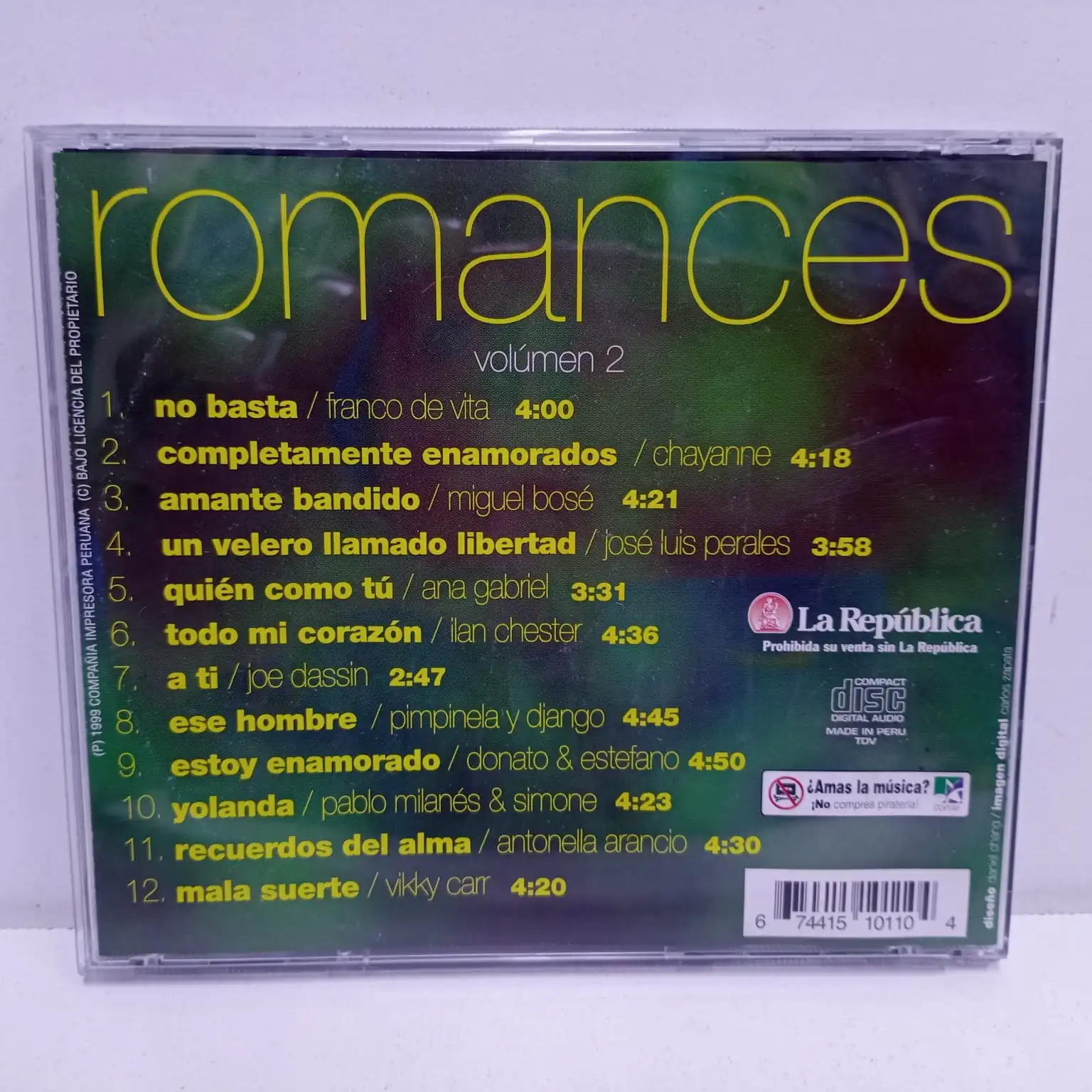 Romances – Vol 2 (CD) - Imagen 3