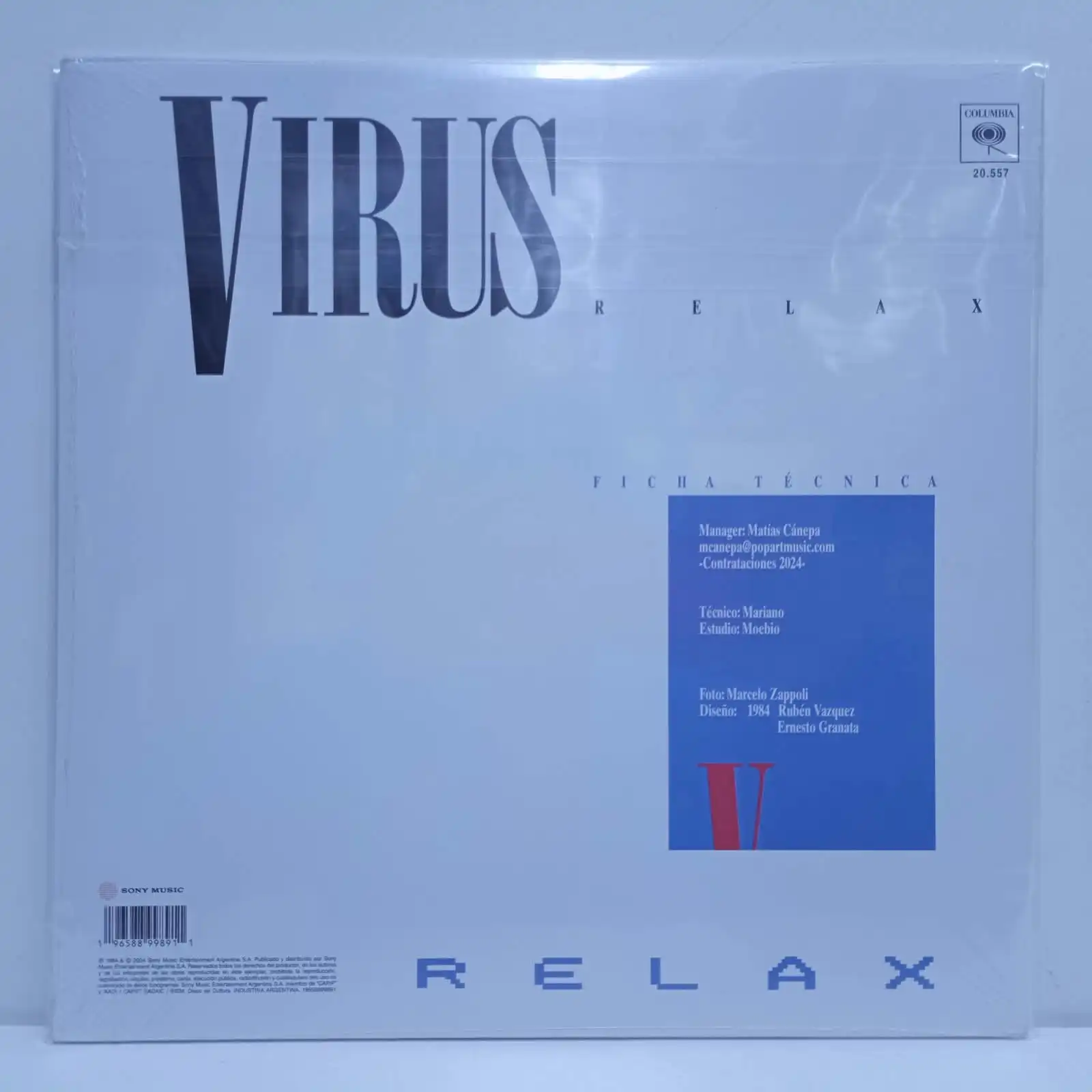 Virus – Relax (LP SELLADO) - Imagen 2
