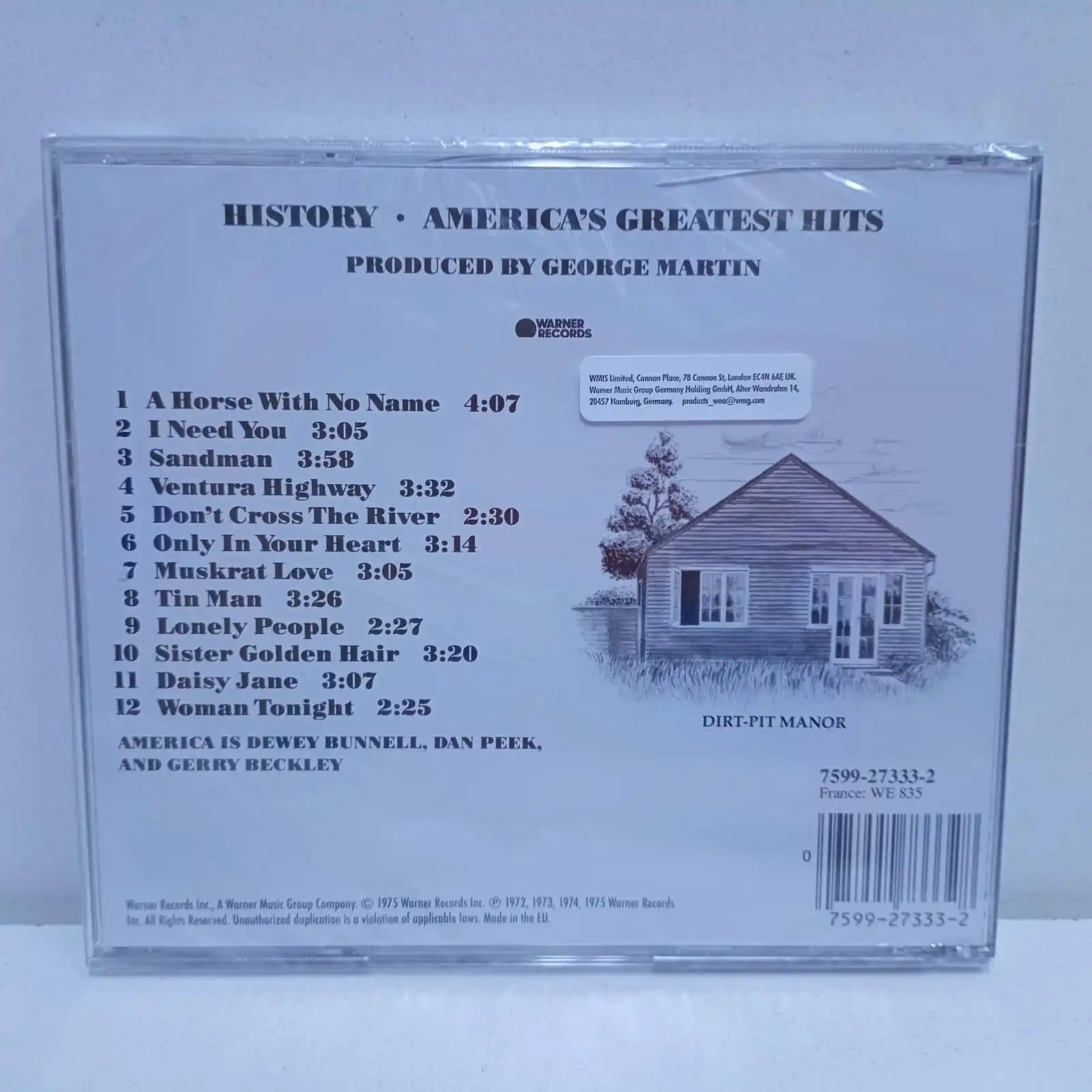 America – History – America’s Greatest Hits (CD SELLADO) - Imagen 2