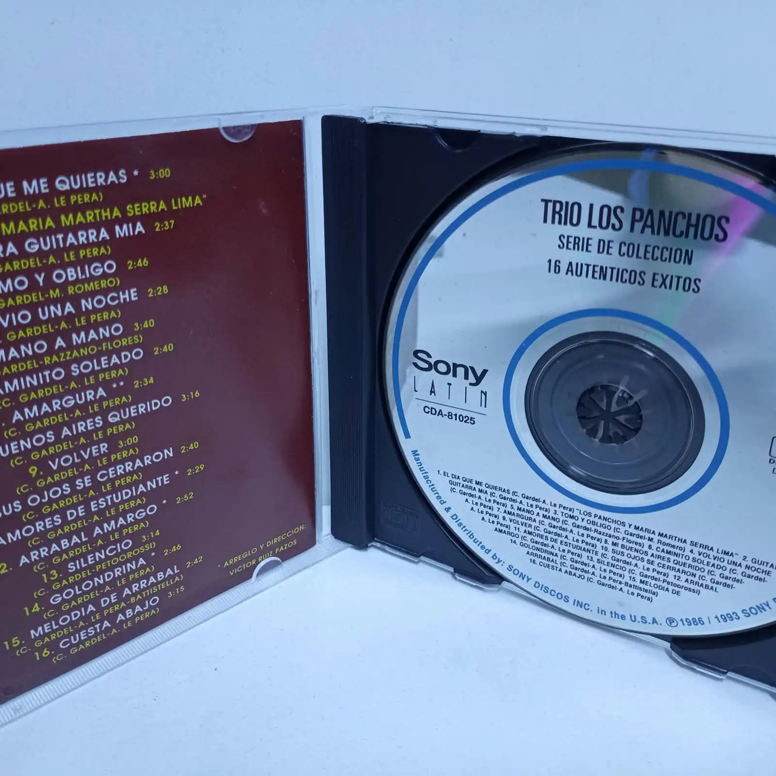 Carlos Gardel – 16 autenticos exitos (CD) - Imagen 2
