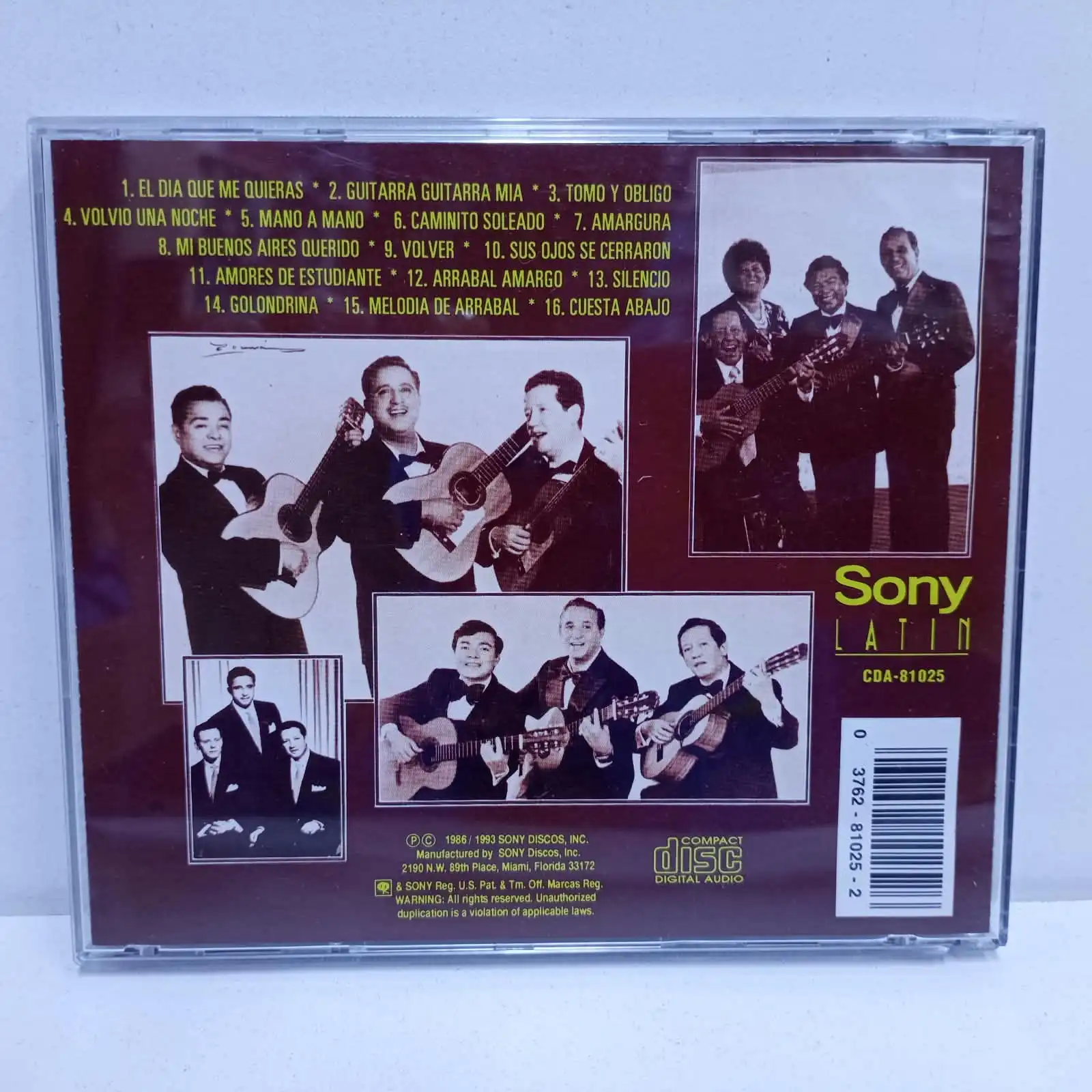 Carlos Gardel – 16 autenticos exitos (CD) - Imagen 3
