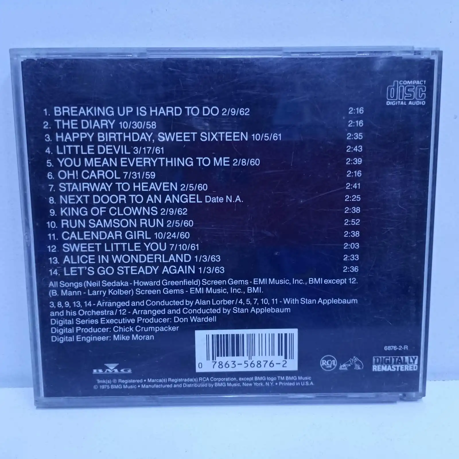 Neil Sedaka – All time greatest hits (CD) - Imagen 3