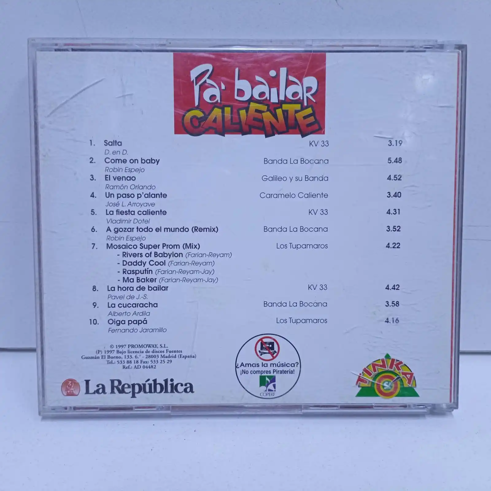 Pa Bailar Caliente 1 (CD) - Imagen 2