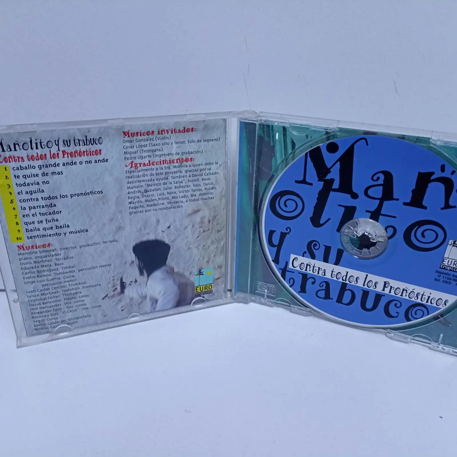 Manolito Y Su Trabuco – Contra Todos Los Pronósticos (CD) - Imagen 3