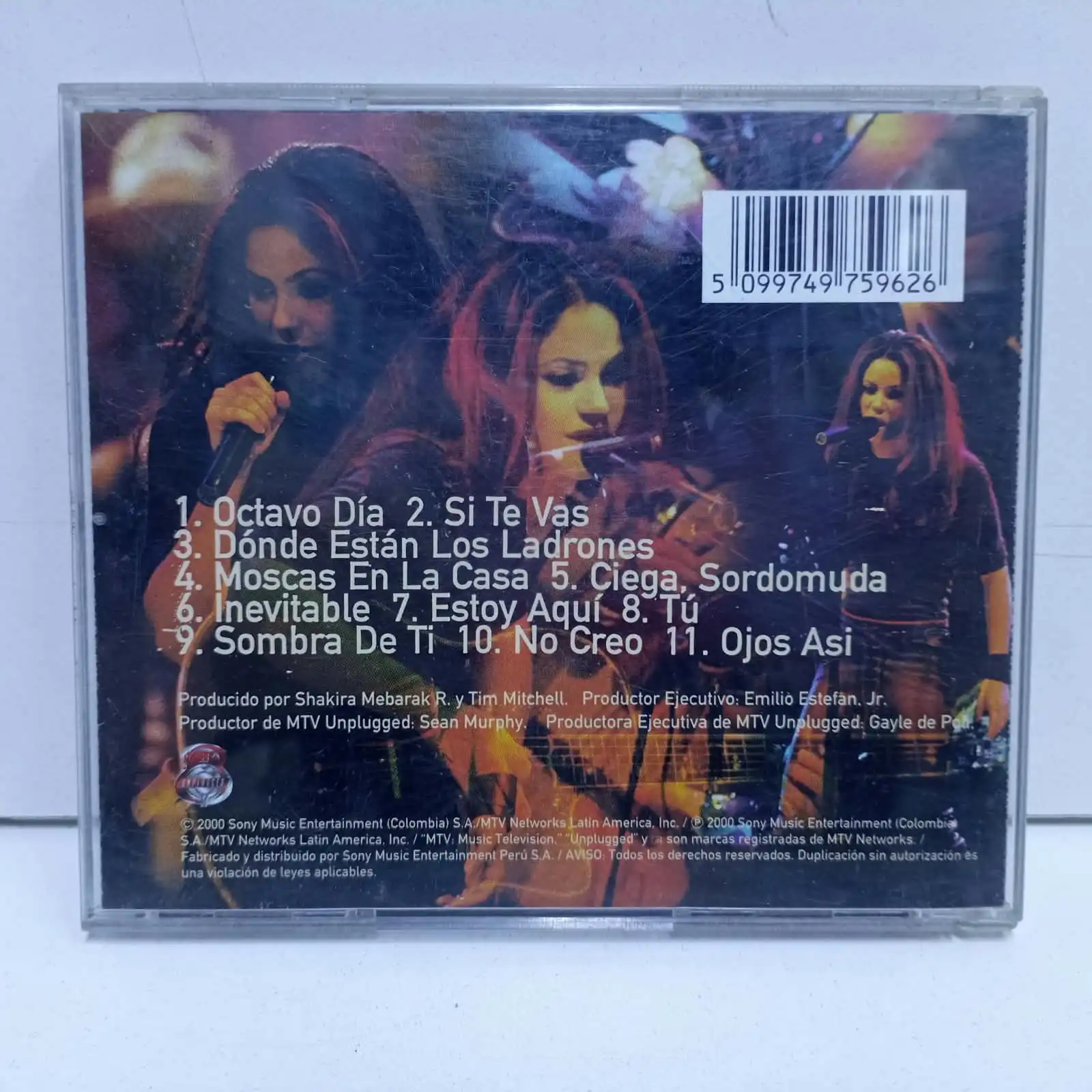 Shakira – MTV Unplugged (CD) - Imagen 3