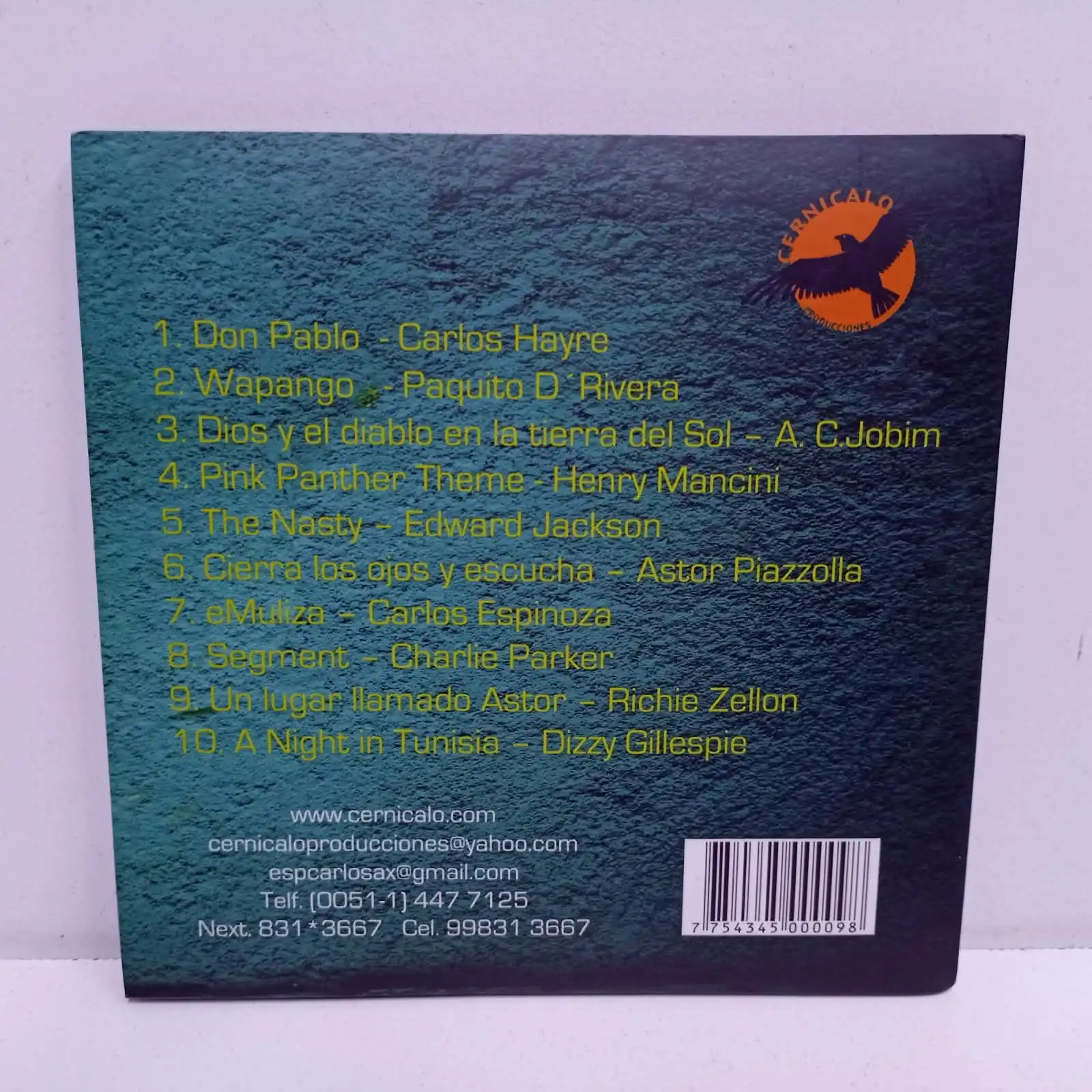 Tawa Sax – Cuarteto de Saxofones (CD) - Imagen 2