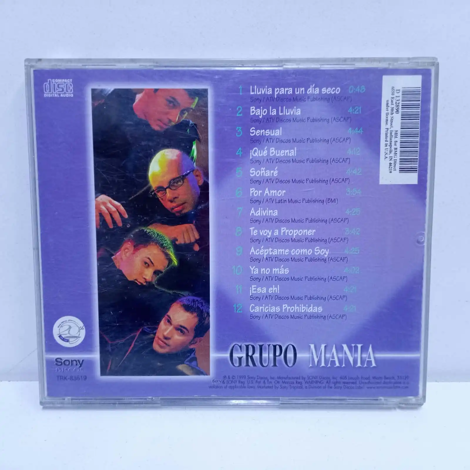 Grupo Manía – Masters Of The Stage (CD) - Imagen 2