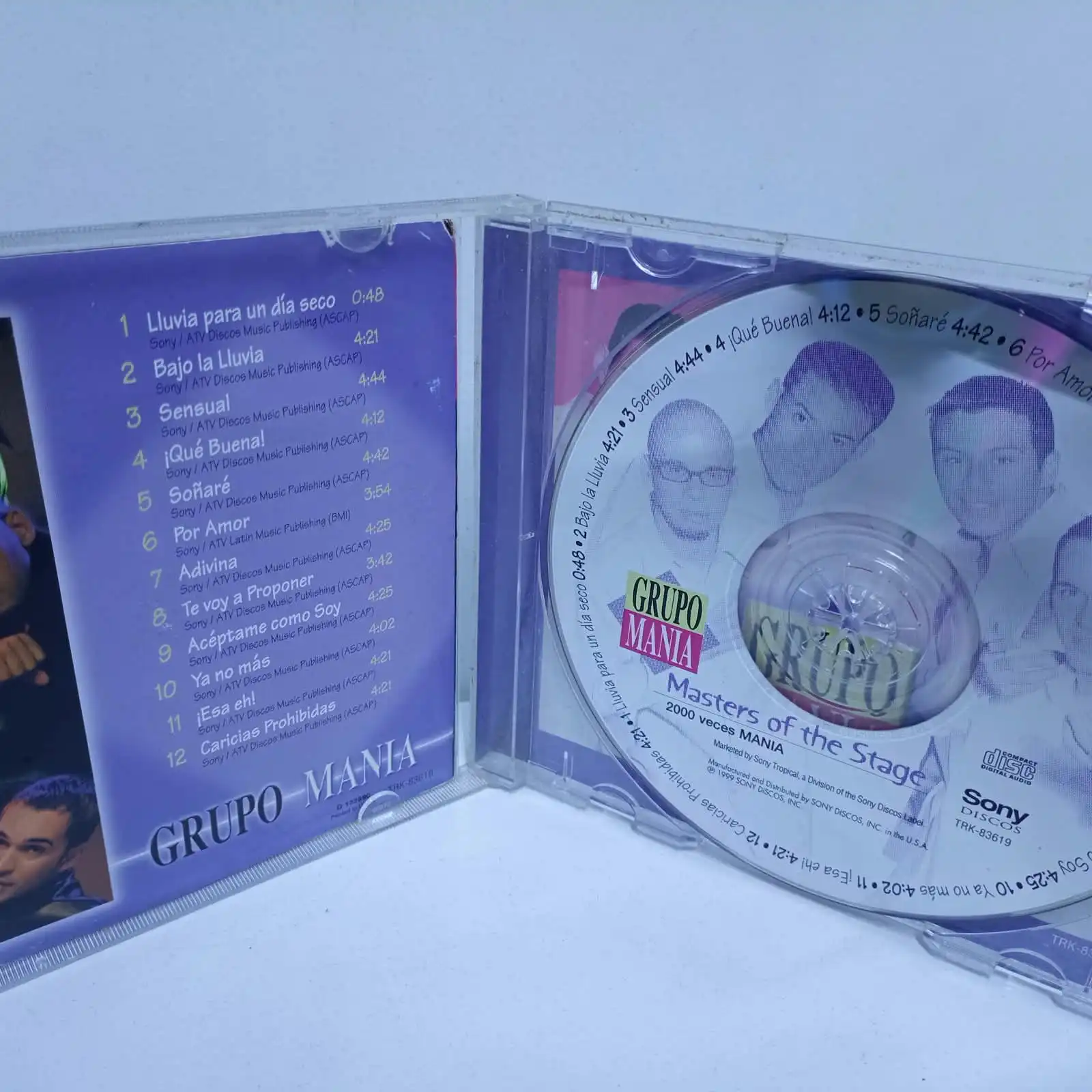 Grupo Manía – Masters Of The Stage (CD) - Imagen 3