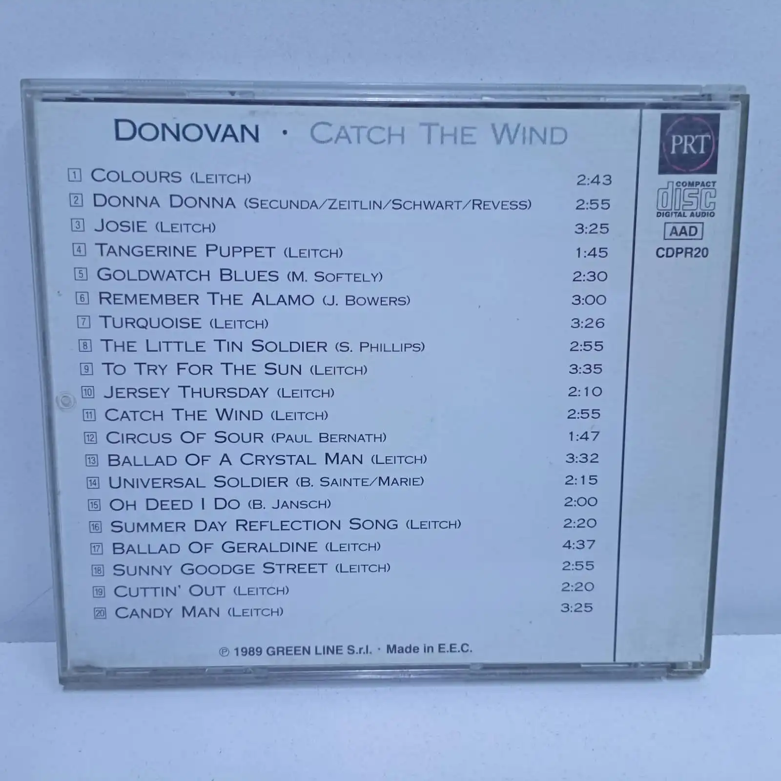 Donovan – Catch The Wind – 20 Greatest Hits (CD) - Imagen 3
