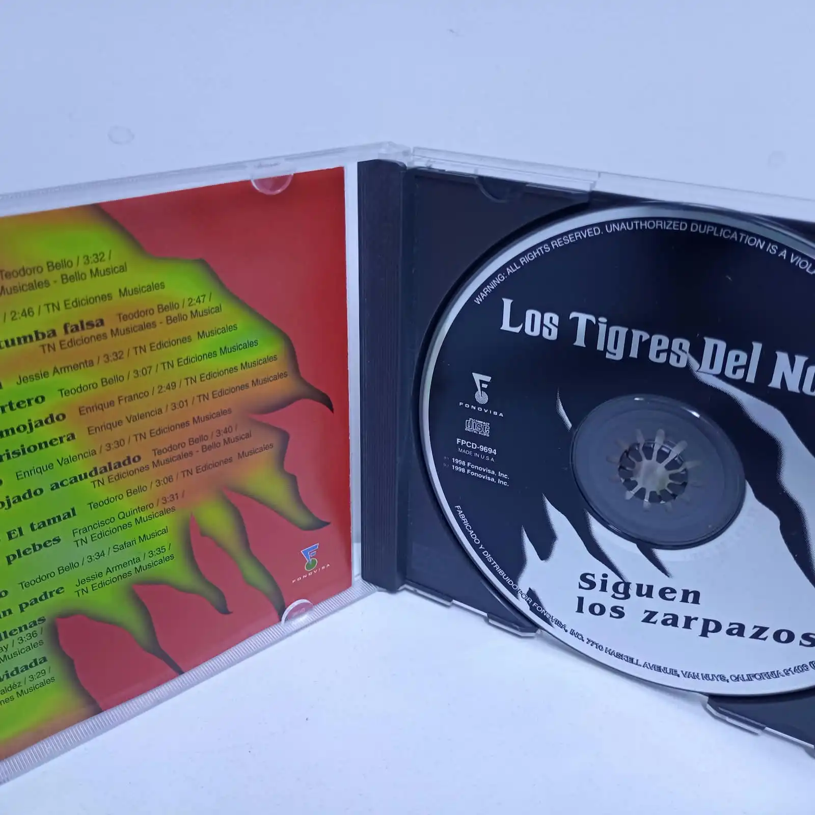 Los Tigres Del Norte – Siguen Los Zarpazos (CD) - Imagen 2