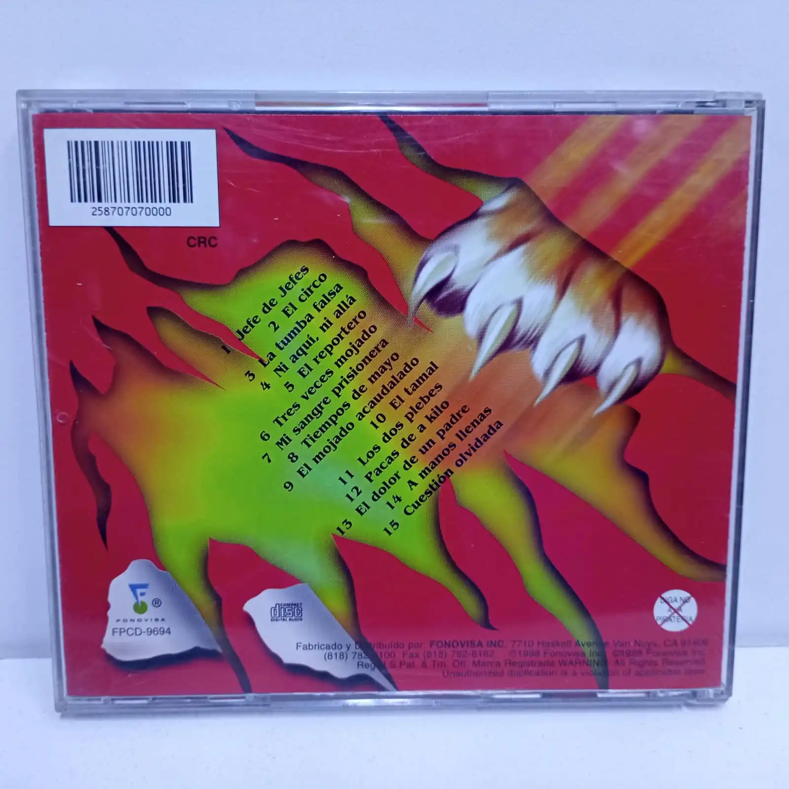Los Tigres Del Norte – Siguen Los Zarpazos (CD) - Imagen 3