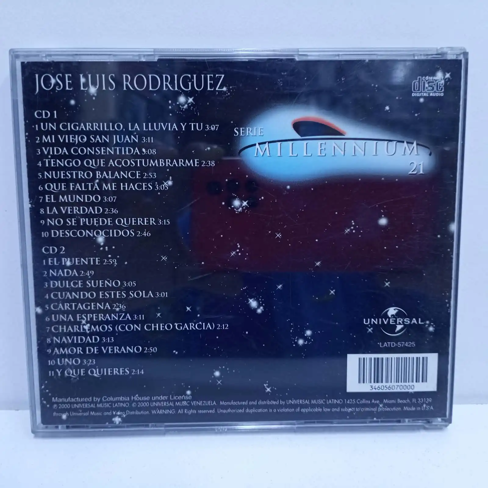 José Luis Rodríguez – Boleros (2CD) - Imagen 4